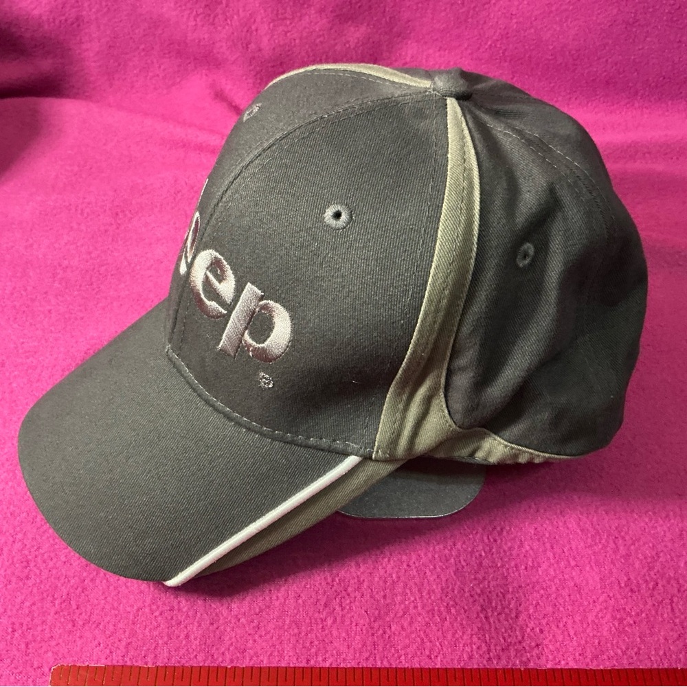 Jeep Charcoal and Beige Cap NWOT - Picture 2 of 5